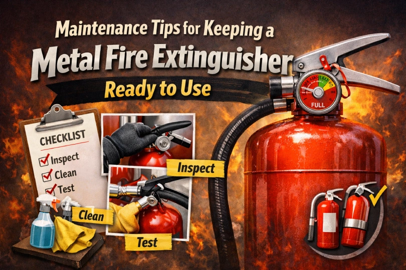 Maintenance Tips for Keeping a Metal Fire Extinguisher Ready to Use