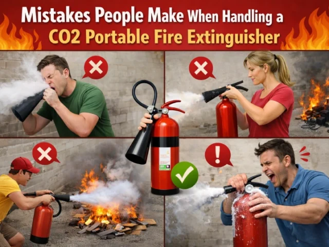 Mistakes People Make When Handling a CO2 Portable Fire Extinguisher