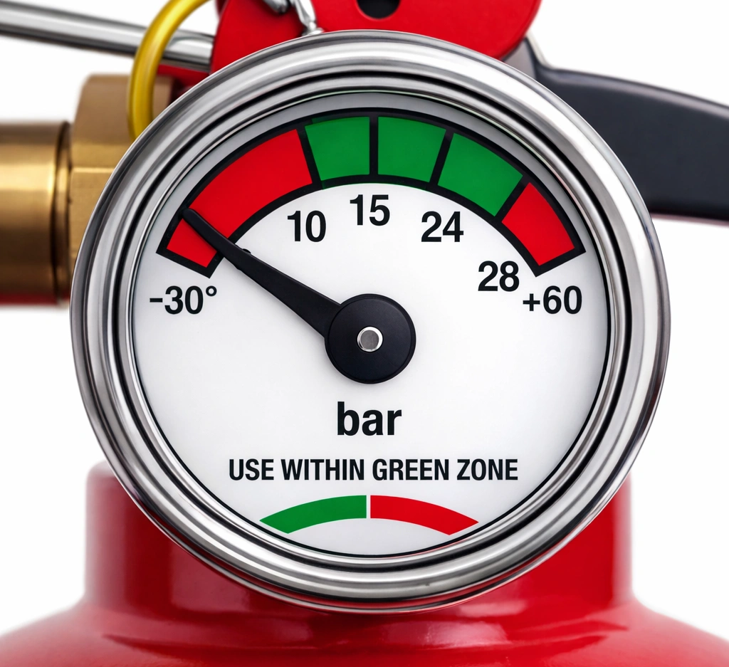 FIRE EXTINGUISHER PRESSURE GAUGE