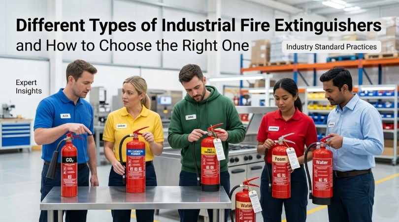 Different Types of Industrial Fire Extinguishers and How to Choose the Right One