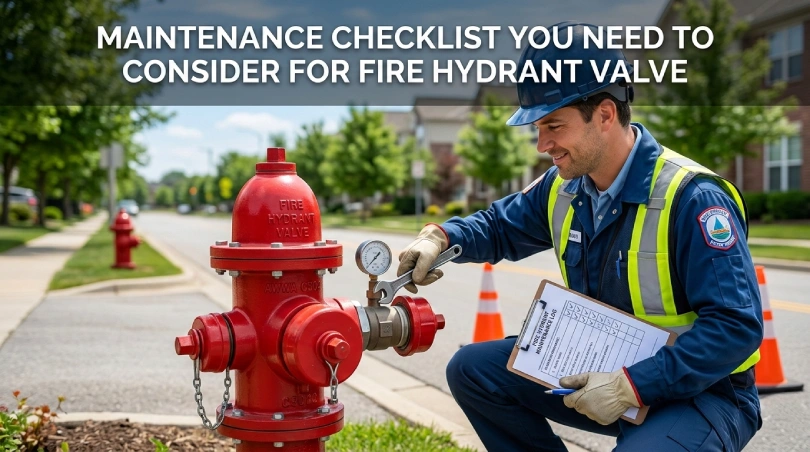 Maintenance Checklist You Need to Consider for Fire Hydrant Valve