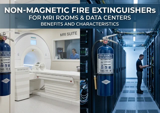 Non-magnetic Fire Extinguishers for MRI Rooms and Data Centers – Benefits and Characteristics