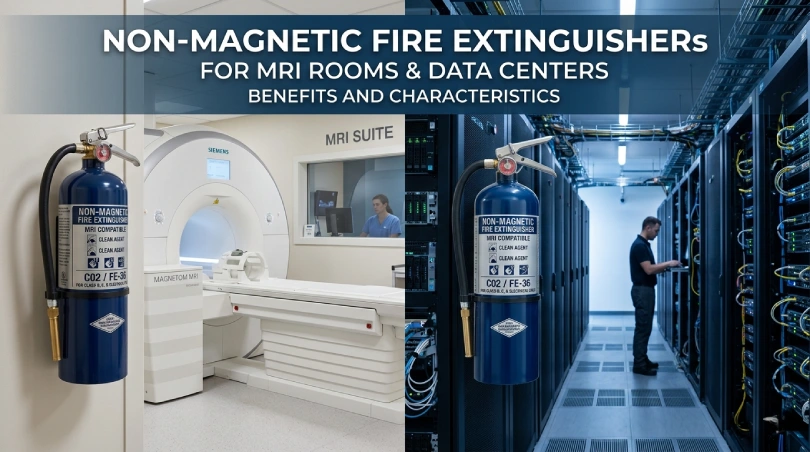 Non-magnetic Fire Extinguishers for MRI Rooms and Data Centers – Benefits and Characteristics