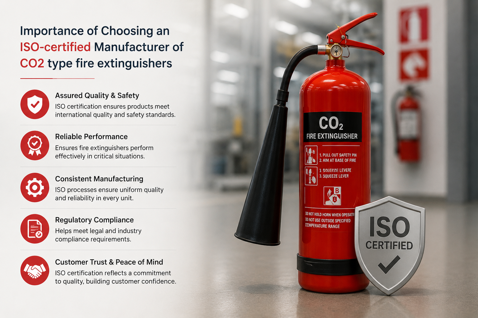 Manufacturer of CO2 type Fire Extinguishers