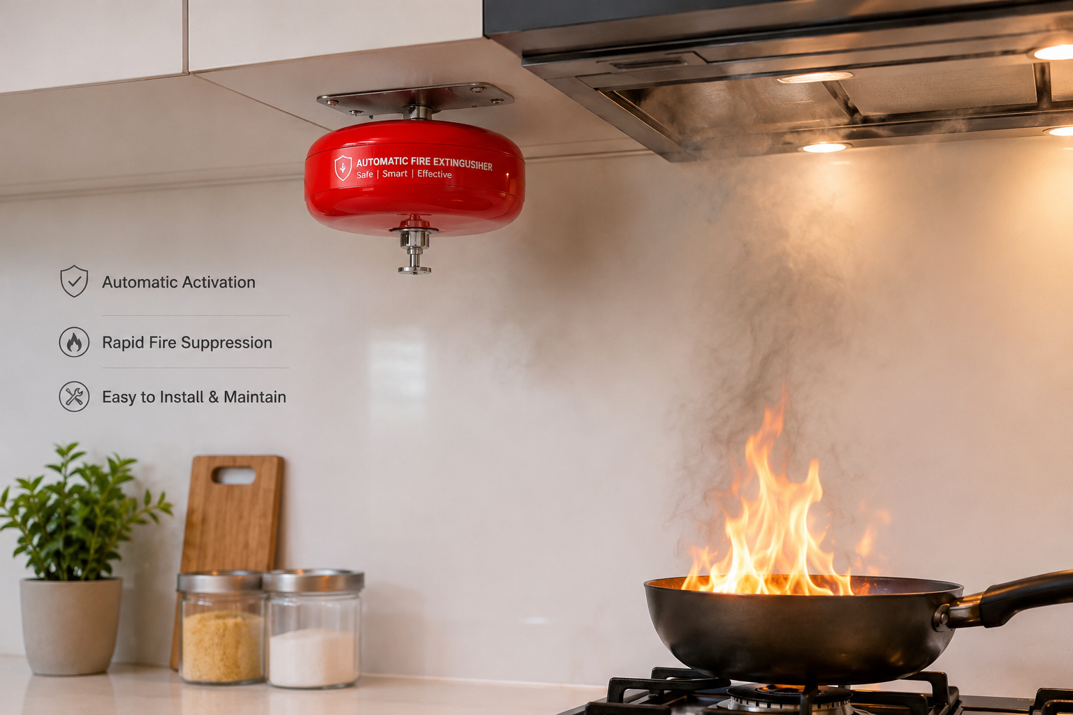 Modular Automatic Fire Extinguisher