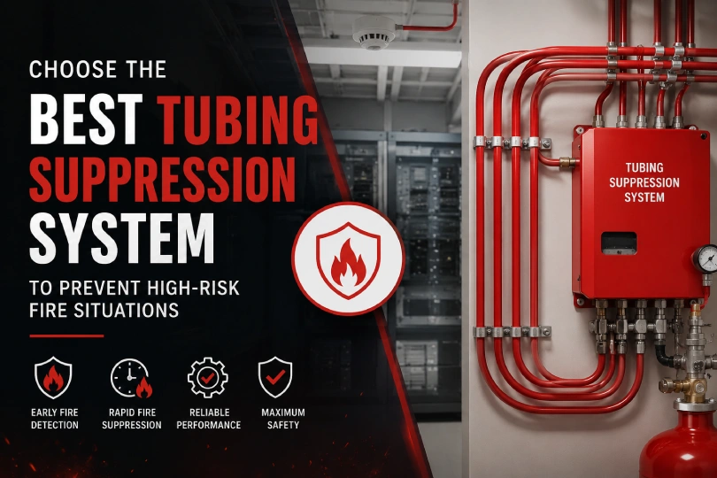 Choose the Best Tubing Suppression System to Prevent High-Risk Fire Situations