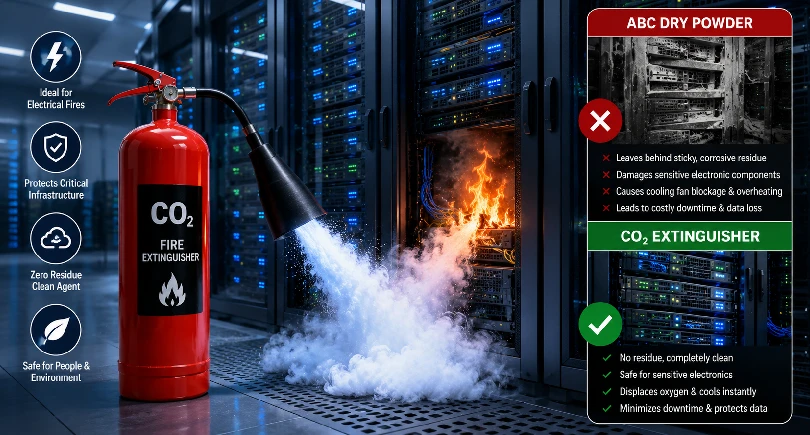 New ProjecWhy are CO2 Extinguishers Non-Negotiable for India’s Booming Data Centers ?