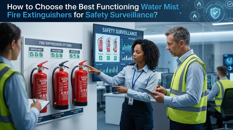 How to Choose the Best Functioning Water Mist Fire Extinguishers for Safety Surveillance?