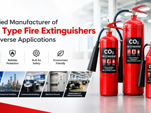 Certified Manufacturer of CO2 Type Fire Extinguishers for Diverse Applications