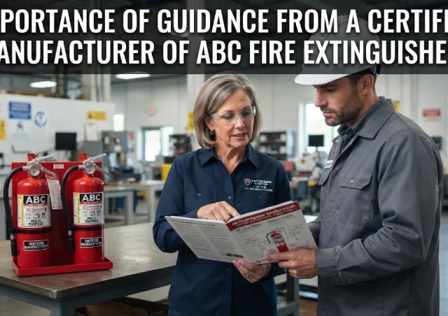 Importance of Guidance From a Certified Manufacturer of ABC Fire Extinguishers