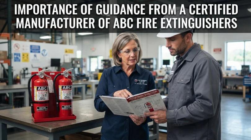 Importance of Guidance From a Certified Manufacturer of ABC Fire Extinguishers